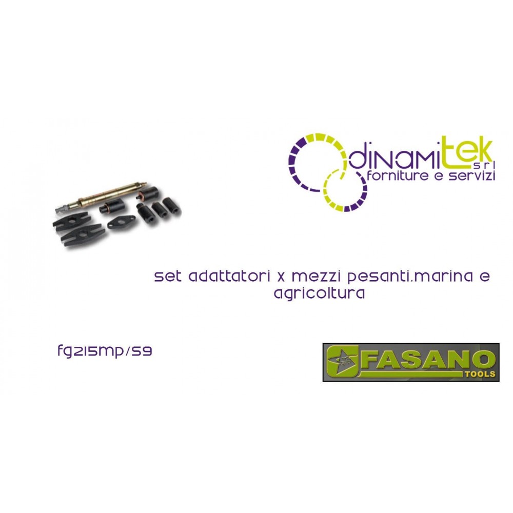 SET ADATTATORI X MEZZI PESANTI. MARINA E AGRICOLTURA FASANO TOOLS Dinamitek 1