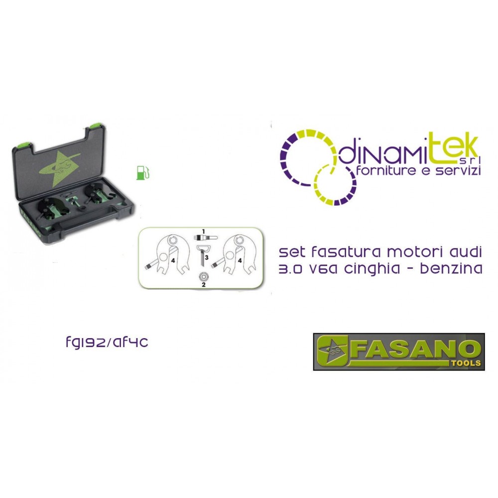 PHASE DE MOTEURS AUDI FASANO OUTILS 3.0 V6A CEINTURE - ESSENCE Dinamitek 1
