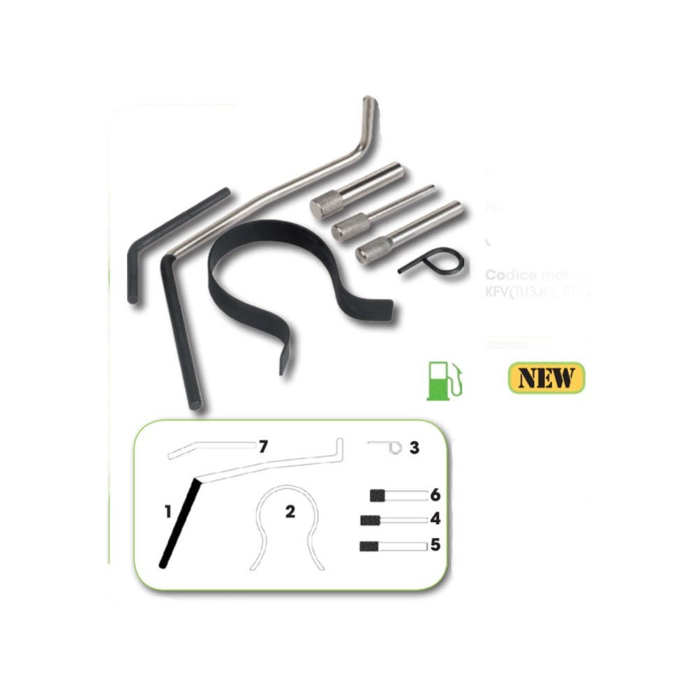 PHASE DE MOTEURS CITROEN/ PEUGEOT FASANO OUTILS 1.4 16V ESSENCE Dinamitek 2