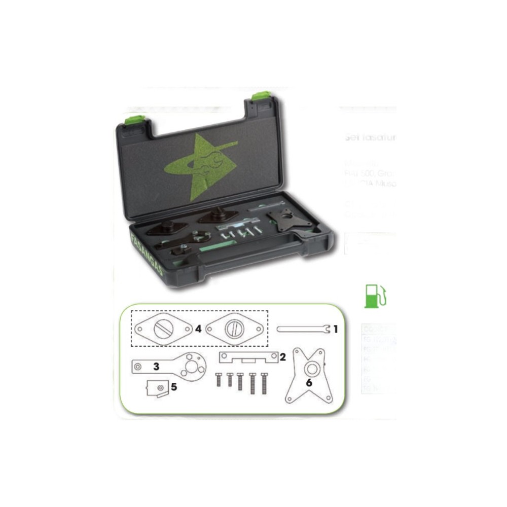SET MESSA IN FASE MOTORI FIAT FASANO TOOLS 1.2 8V. 1.4 8V Dinamitek 2