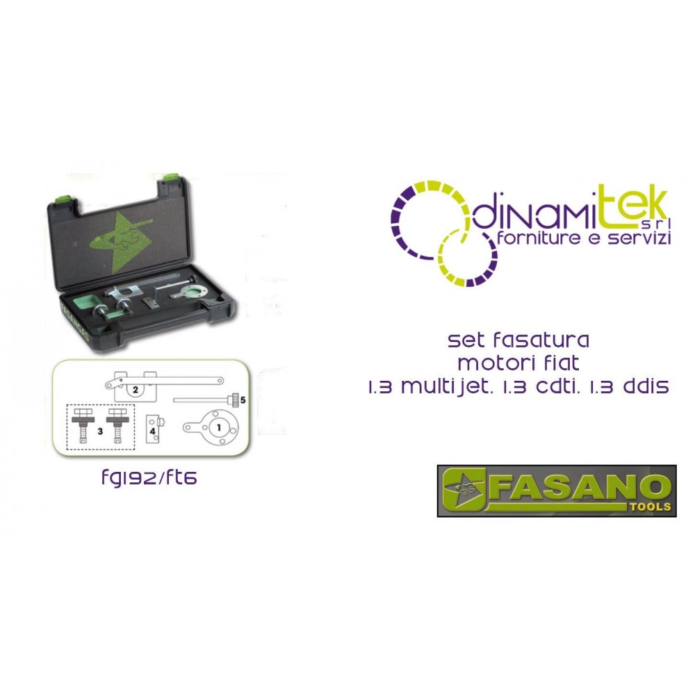 FONCTION DE RéGLAGE FIAT MOTEURS DE FASANO OUTILS 1.3 MULTIJET, 1.3 CDTI, 1.3 DDIS Dinamitek 1