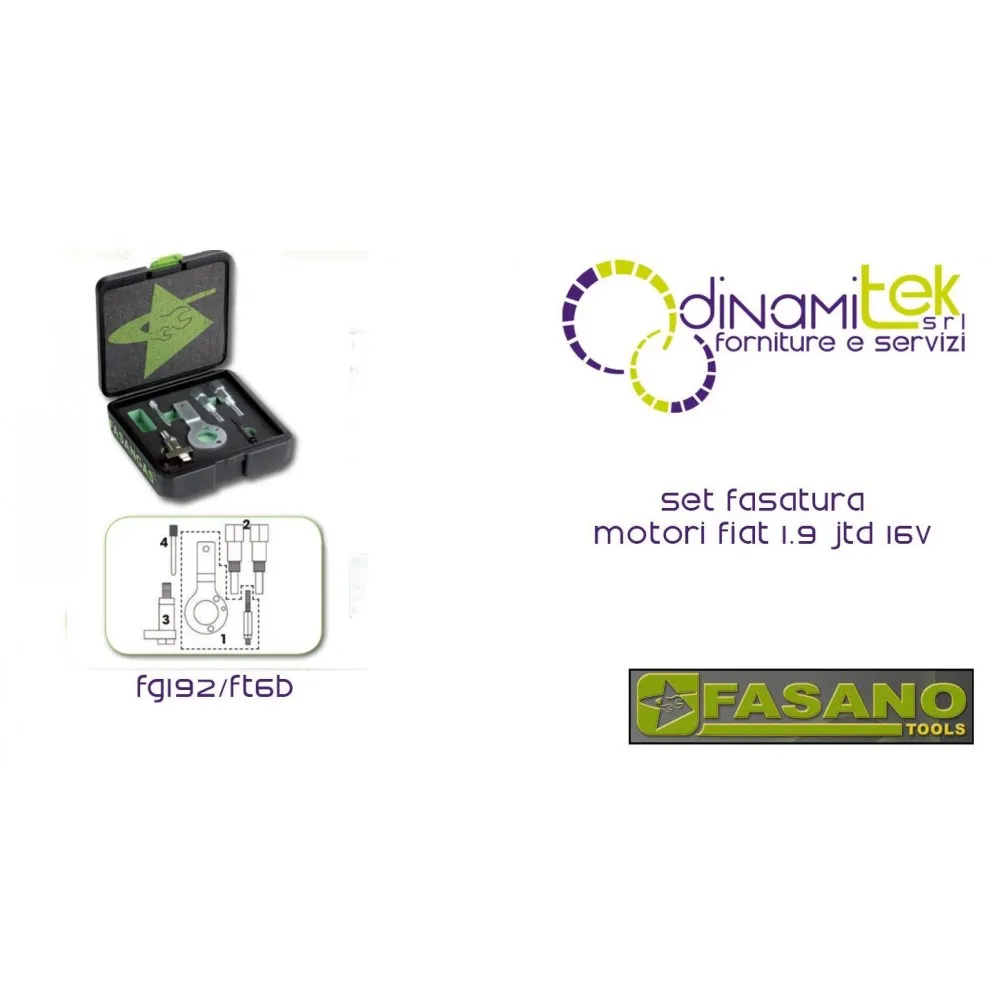 ESTABLEZCA EL AJUSTE DE FIAT MOTORES DE FASANO TOOLS 1.9 JTD 16V Dinamitek 1