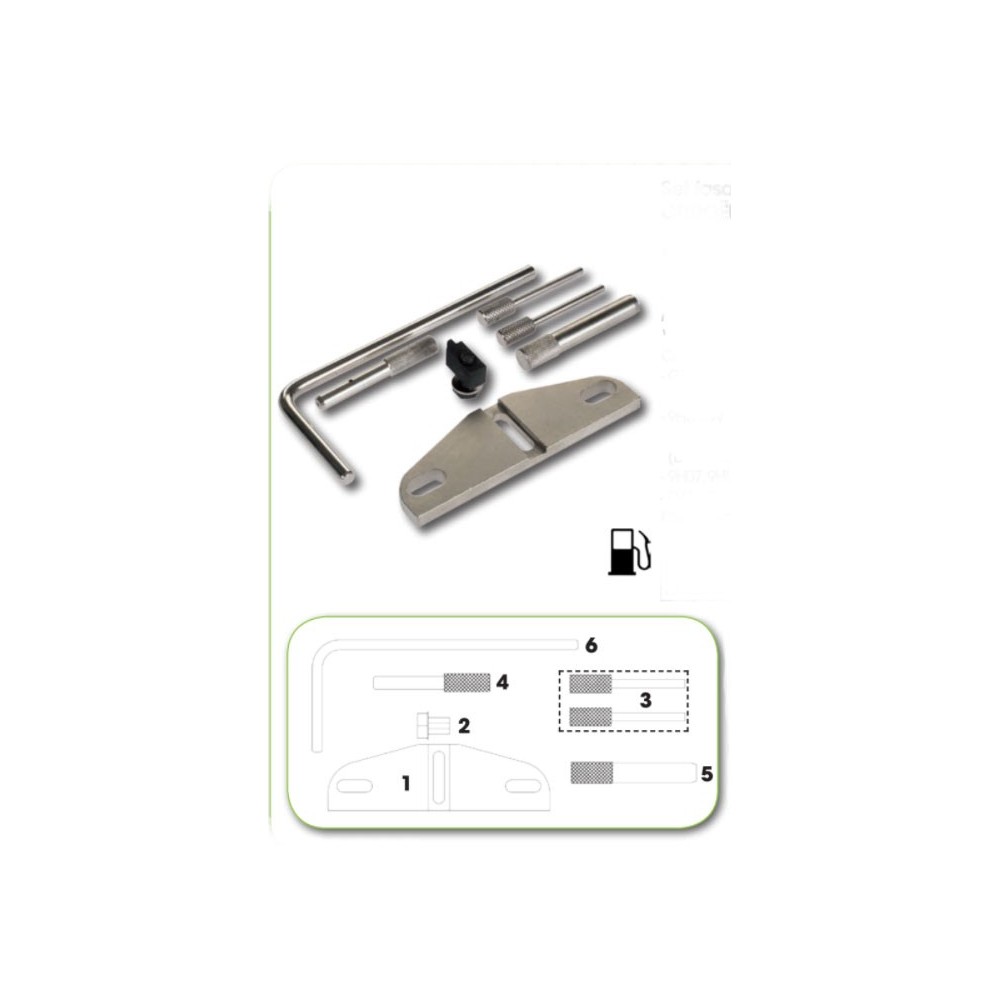 ESTABLECER LOS MOTORES DE FASE FASANO TOOLS FORD 1.4/1.6 TDCI, VOLVO 1.6/2.0, CITROEN 1.6/2.0/2.2 IDH, FIAT 1.6/2.0/2.2 MULTIJET Dinamitek 2