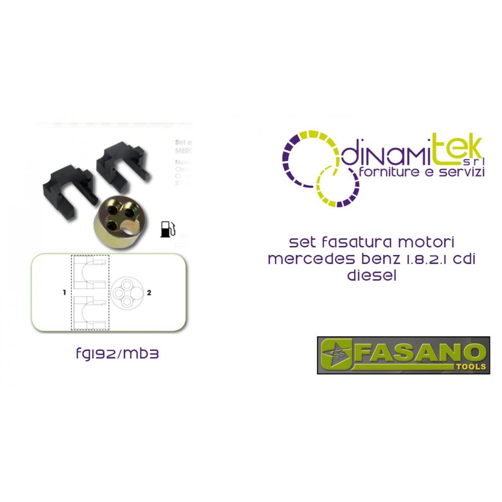 PHASE DE MOTEURS MERCEDES BENZ FASANO OUTILS 1.8,2.1 DIESEL CDI Dinamitek 1