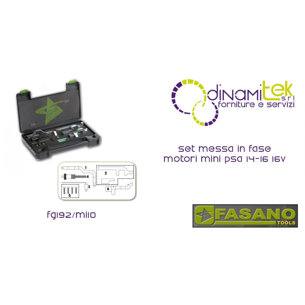 SET-PHASEN-MOTOREN, MINI, PSA FASANO TOOLS 1.4, 1.6 16V N12&N14 Dinamitek 1