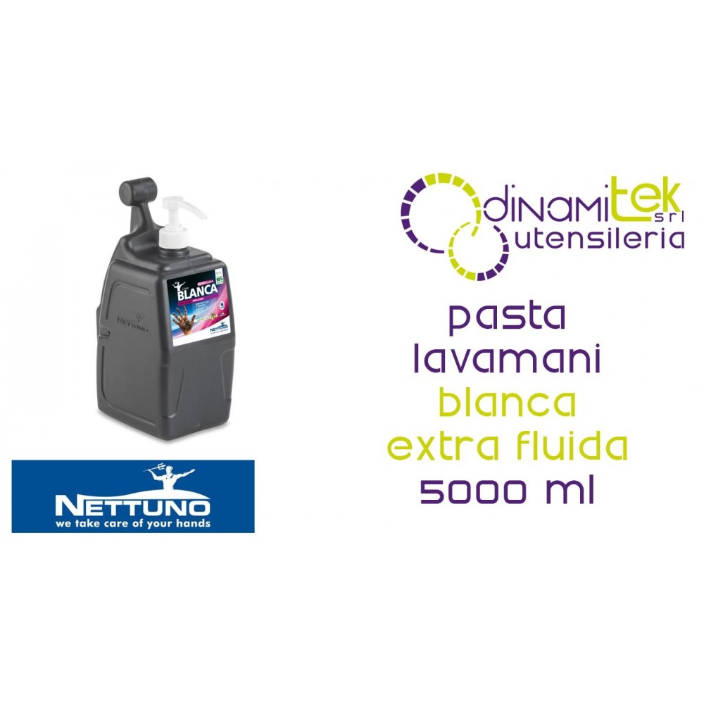 NETTUNO PASTA LAVAMANI LINEA BLANCA EXTRA FLUIDA T-BOX 5000 ml Dinamitek 1