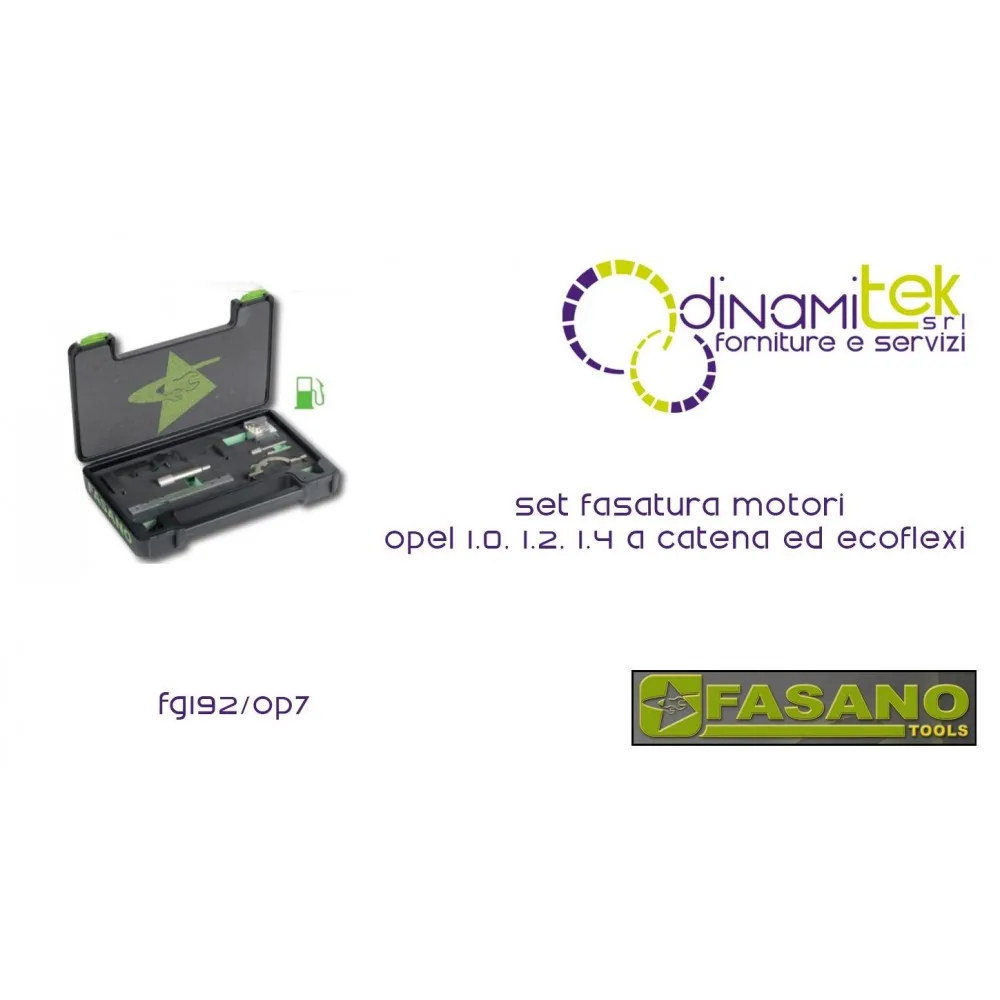 FASE DE MOTORES OPEL FASANO TOOLS 1.0, 1.2, 1.4-CADENA Y ECOFLEX Dinamitek 1