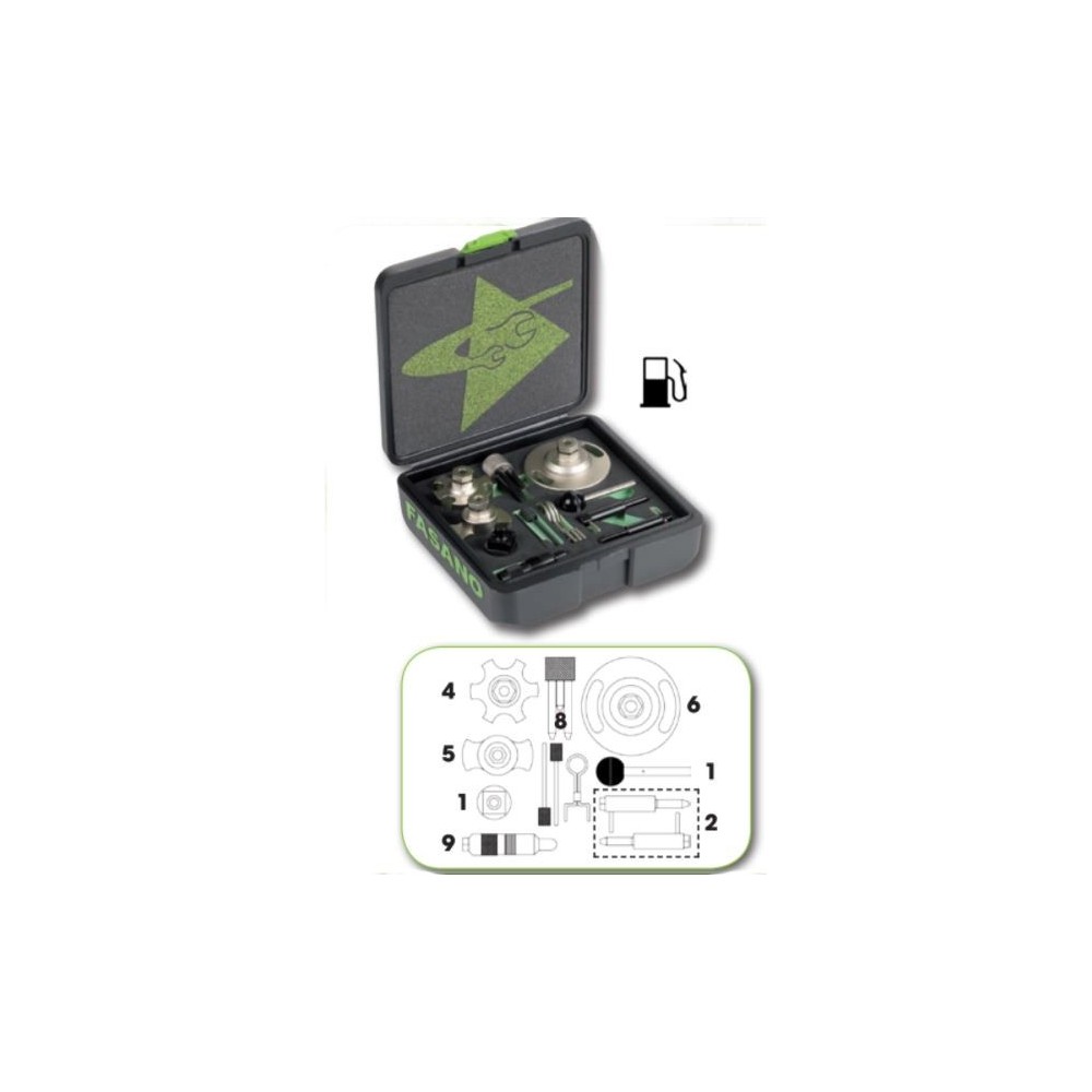 SET PHASE MOTORS VOLKSWAGEN/AUDI FASANO TOOLS 2.7 D, 3.0 D TDI V6, 4.0 D, 4.2 D TDI V8-CHAIN DISTRIBUTION) Dinamitek 2