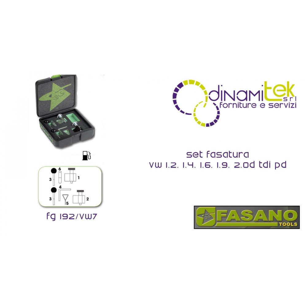 PHASE DE FASANO OUTILS VW 1.2, 1.4, 1.6, 1.9, 2.0 D TDI PD Dinamitek 1