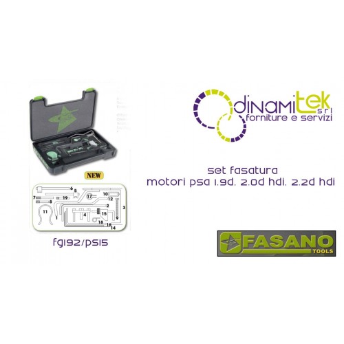 SET-PHASEN-MOTOREN PSA-FASANO-TOOLS, 1.9 D, 2.0 D HDI, 2.2 D HDI Dinamitek 1