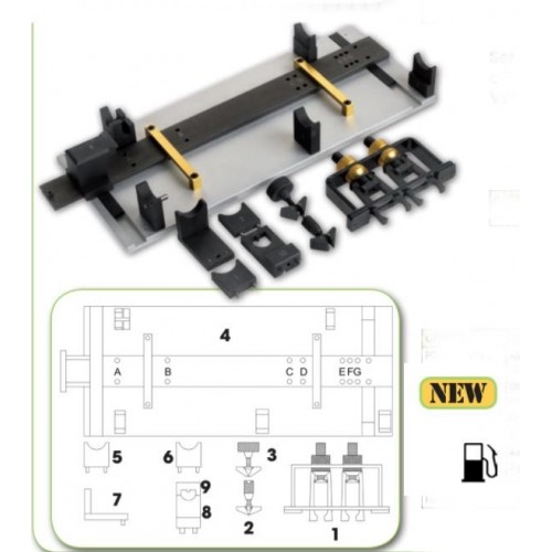 SET DE REEMPLAZO DE áRBOLES DE LEVAS PARA EL INTERIOR DE LA CABEZA, Y FASANO TOOLS PARA MOTORES DE VW, AUDI, SEAT, SKODA, 1.6, 2 Dinamitek 2