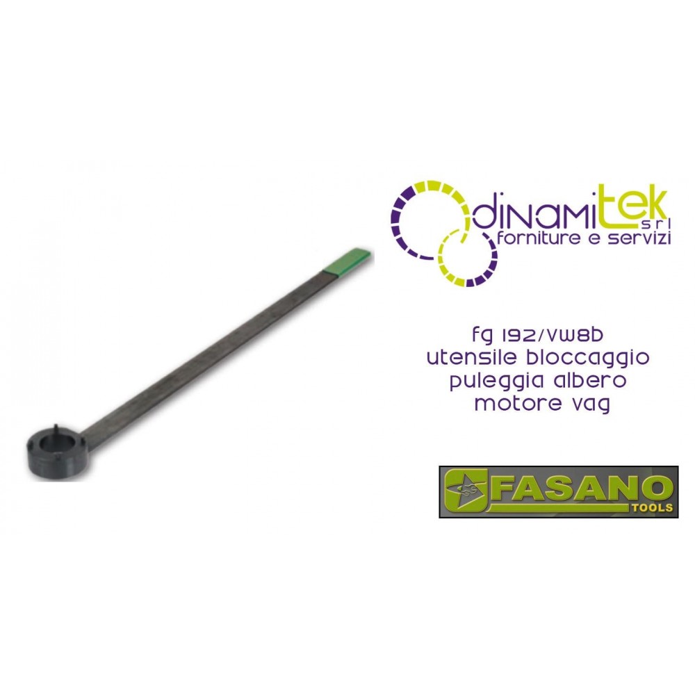 L'OUTIL DE VERROUILLAGE DE LA POULIE DE VILEBREQUIN DE VAG FASANO OUTILS 1.8/2.0 TFSI 4V (CHAîNE) Dinamitek 1