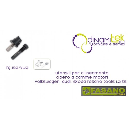 OUTILS POUR L'ALIGNEMENT D'ARBRE à CAMES FASANO OUTILS MOTORS, VOLKSWAGEN, AUDI, SKODA 1.2 TS Dinamitek 1
