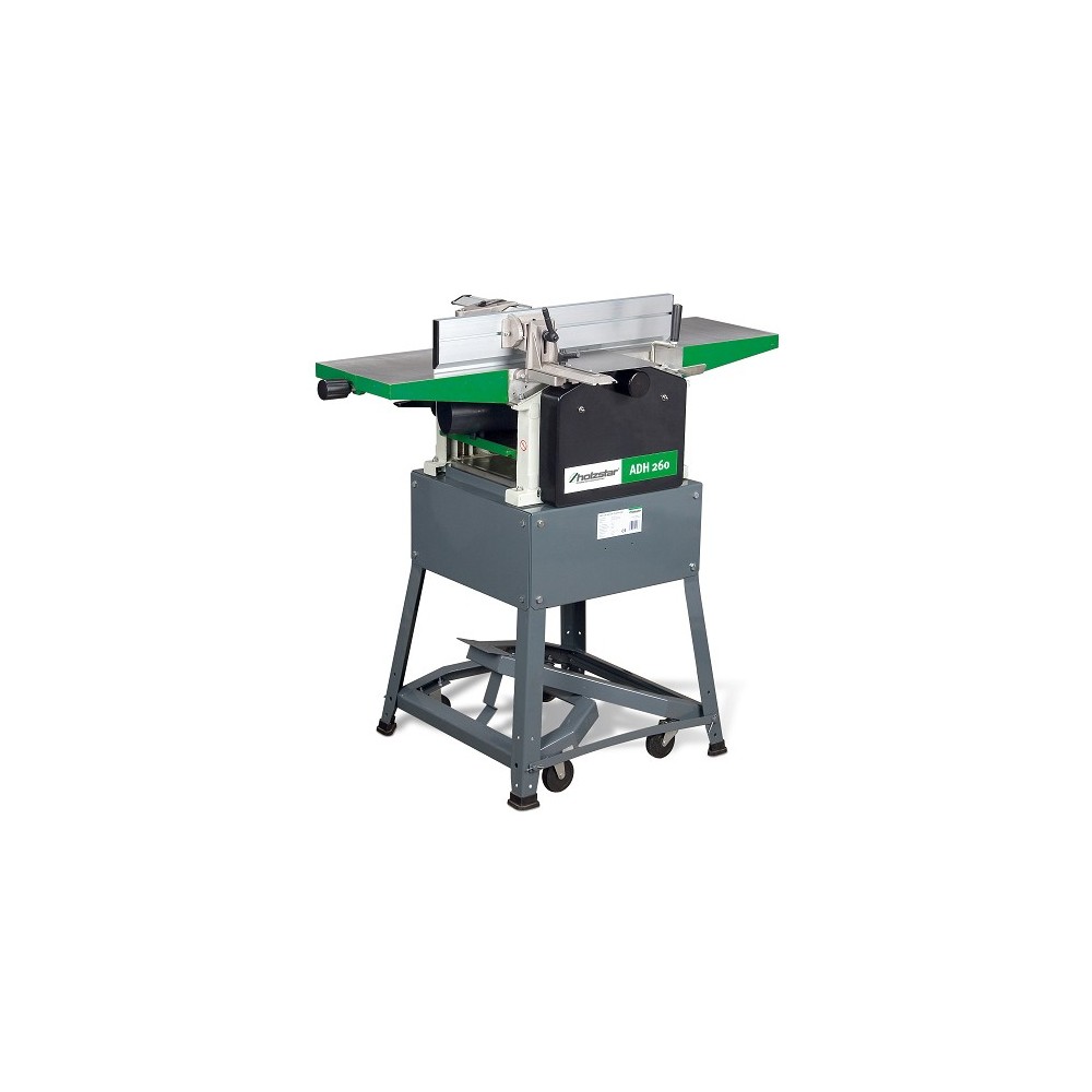 HOLZKRAFT - HOL5903260 - PLANER COMBINED WIRE AND THICKNESS MODEL ADH260 - SIZE FIXED TABLE 1030X280 MM Dinamitek 4
