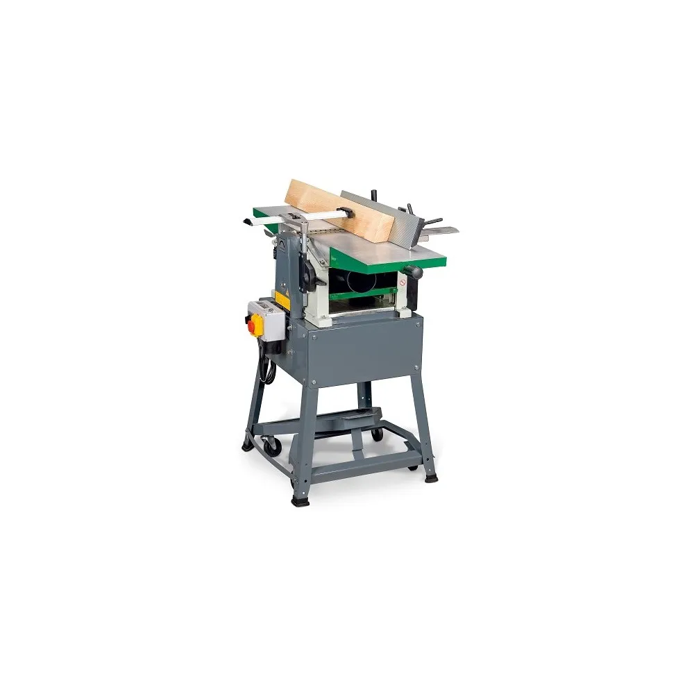 HOLZKRAFT - HOL5903260 - PLANER COMBINED WIRE AND THICKNESS MODEL ADH260 - SIZE FIXED TABLE 1030X280 MM Dinamitek 5