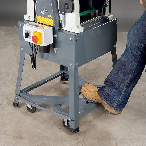HOLZKRAFT - HOL5903260 - PLANER COMBINED WIRE AND THICKNESS MODEL ADH260 - SIZE FIXED TABLE 1030X280 MM Dinamitek 8