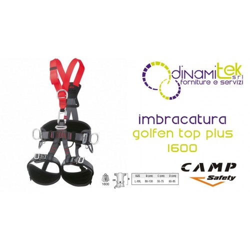 SLING CAMP MODELL GOLDEN TOP PLUS 1600 GRößE XXL CAMP SICHERHEIT Dinamitek 1