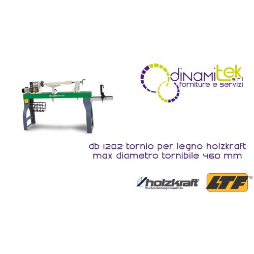 HOLZKRAFT - HOL5921202 - TOUR POUR LE BOIS-MODèLE DB-1202 - MAX DIAMèTRE DE BRAQUAGE: 460 MM Dinamitek 1