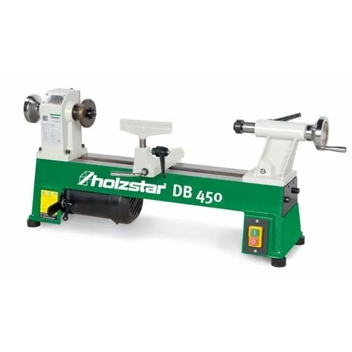 HOLZKRAFT - HOL5920450 - PEQUEñO TORNO PARA MADERA MODELO DB 450 - DIáMETRO MáXIMO A TORNEAR 254 MM Dinamitek 2