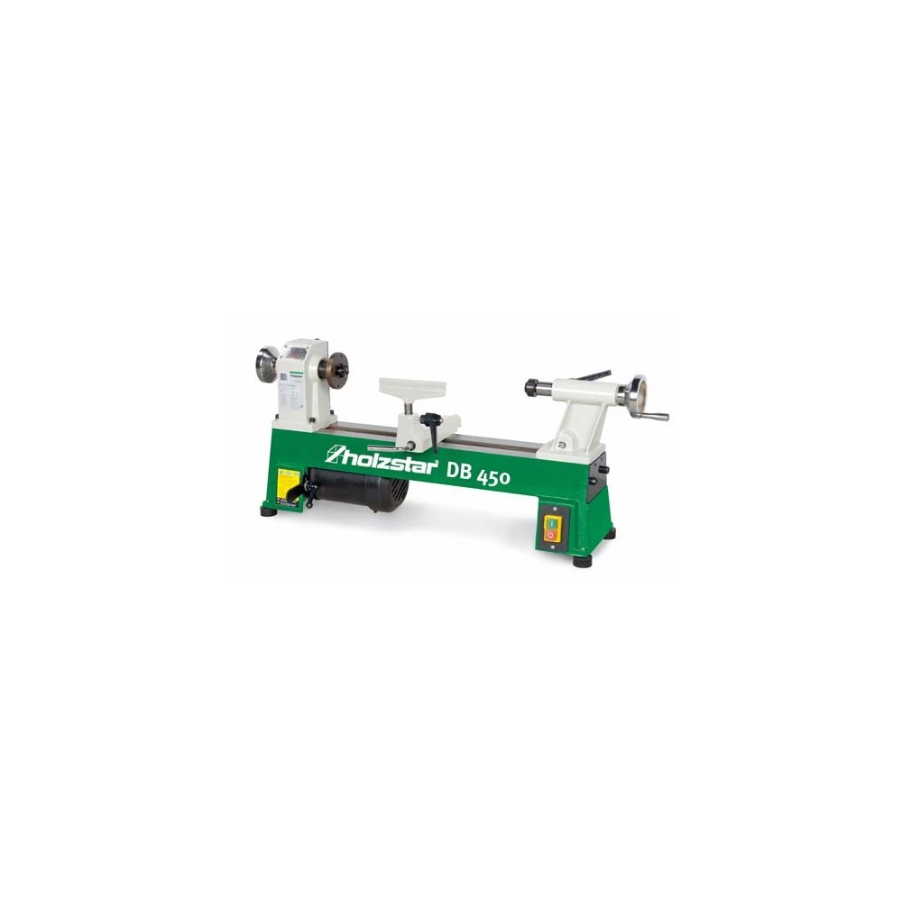 HOLZKRAFT - HOL5920450 - KLEINE DREHBANK FüR HOLZ-MODELL DB 450 - MAX DURCHMESSER FüR DREH-254 MM Dinamitek 2