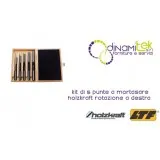HOLZKRAFT - HOL5333682 - KIT DE 5 CONSEILS POUR MORTAISE DE ROTATION VERS LA DROITE Dinamitek 1
