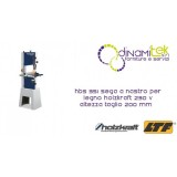 HOLZKRAFT - HOL5153501 - BAND SAW FOR WOOD MODEL HBS 351 - 230 V - DIMENSIONS TABLE 495X356 MM - CUTTING HEIGHT 200 MM Dinamitek 1