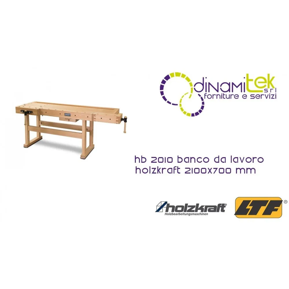 HOLZKRAFT - HOL5102102 - WORKING BENCH MODEL HB 2010 - 2100X700 MM Dinamitek 1