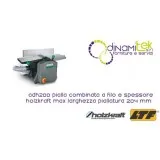 HOLZKRAFT - HOL5905200 - PLANER COMBINED WIRE AND THICKNESS MODEL ADH200 - MAX WIDTH OF PLANING: 204 MM Dinamitek 1