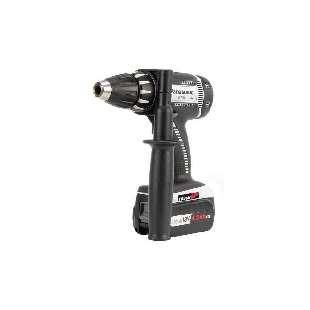 TRAPANOAVVITATORE18V-2X4,2AH-DIAM.13MM-57NM EY7450LS2S PANASONIC Dinamitek 2