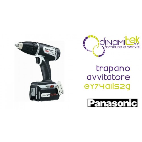 TRAPANOAVVITATOREDUAL18V-2X4.2AH-DURCHM.13MM-42NM EY74A1LS2G PANASONIC Dinamitek 1