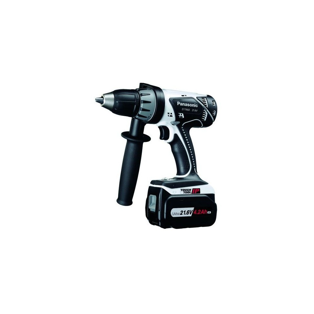 TRAPANO AVVITATORE 21.6V - 2 X 4.2 AH - DIAM. 13MM - 63NM PANASONIC EY7460LS2S Dinamitek 2