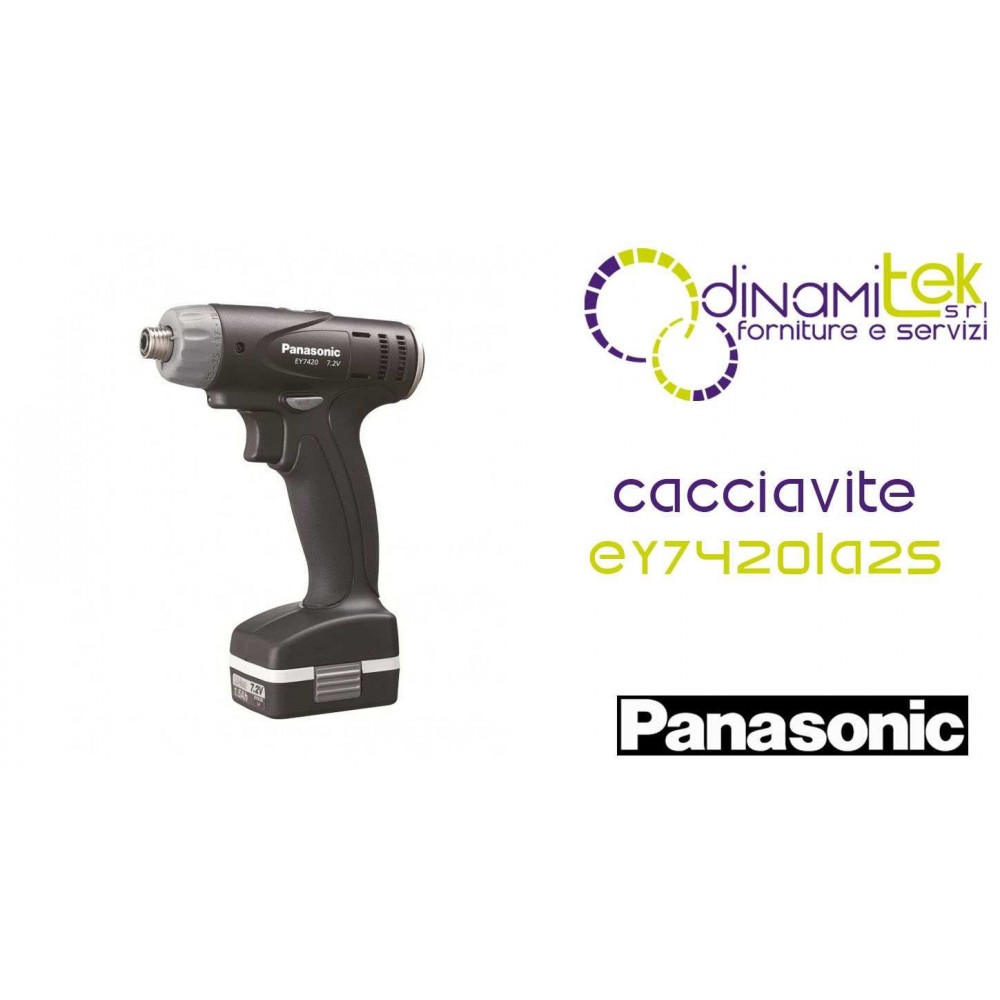 CACCIAVITE7.2V-2X1.5AH-ATTACCOESAGONALE1L4CONFRIZIONESHUT-OFF EY7420LA2S PANASONIC Dinamitek 1