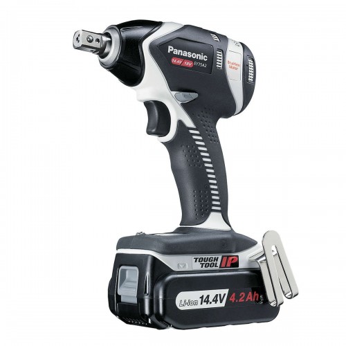 CHIAVE AD IMPULSI DUAL 14.4V - 2 X 4.2AH - ATTACCO QUADRO 1L2 - 200NM PANASONIC EY75A2LS2F Dinamitek 2