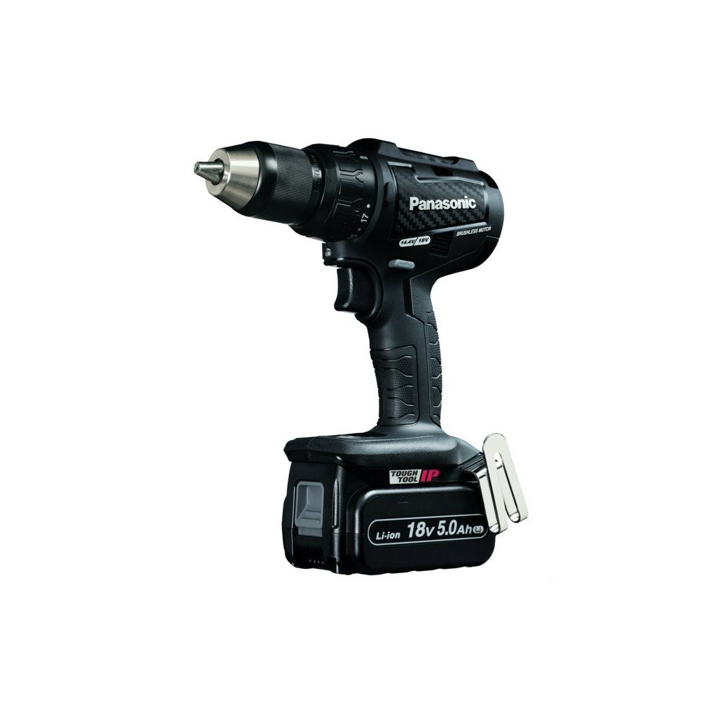 TRAPANO A PERCUSSIONE 18V - 2 X 5 AH - DIAM. 13MM - 50NM PANASONIC EY79A2LJ2G Dinamitek 2