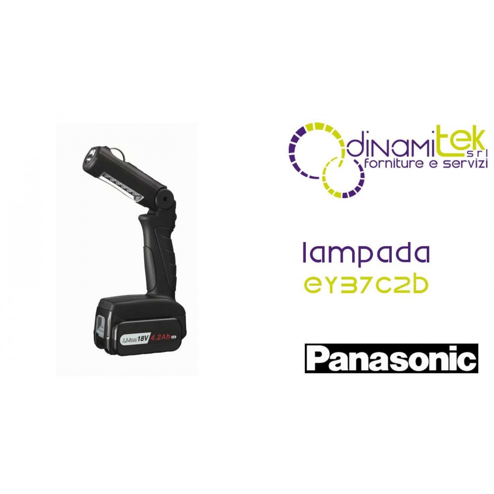 LAMPADAFLUORESCENTEREVOLITHIUMDUAL14,4V-18V-21,6 VBATTERIANONINCL. EY37C2B PANASONIC Dinamitek 1