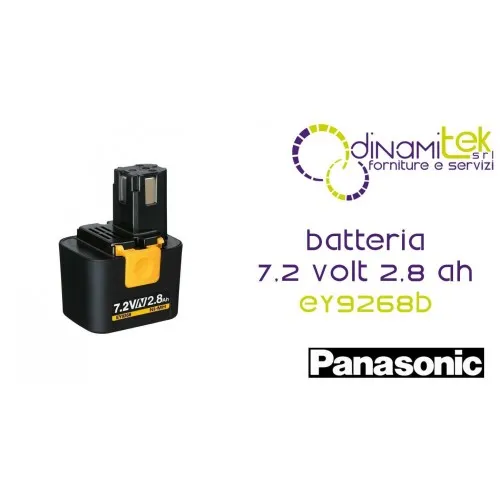 BATTERIA7,2VOLTNIMH2.8AH EY9268B PANASONIC Dinamitek 1
