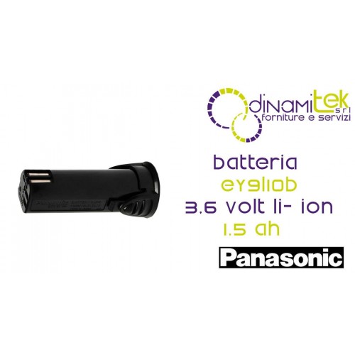 BATTERIA3,6VOLTLI-ION1,5AH EY9L10B PANASONIC Dinamitek 1
