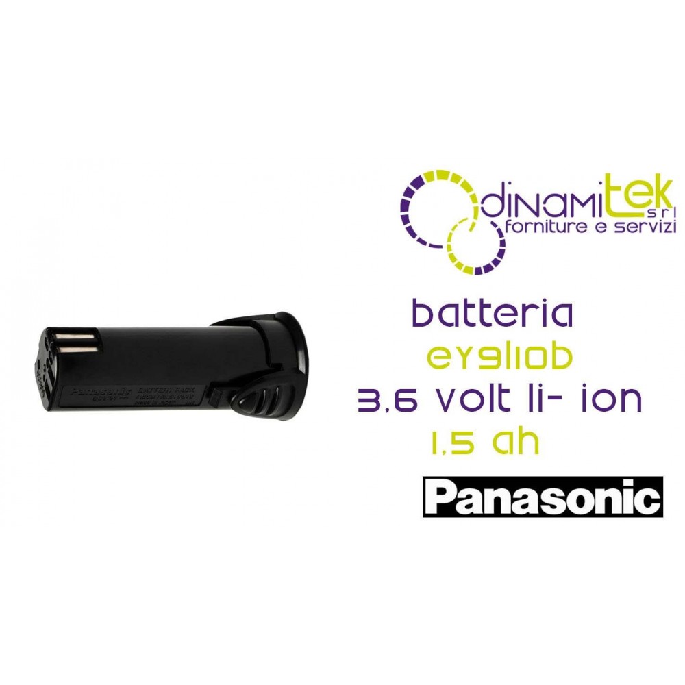 BATTERIA3,6VOLTLI-ION1,5AH EY9L10B PANASONIC Dinamitek 1