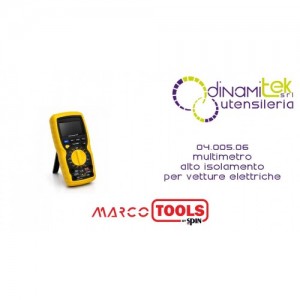 SPIN MARCO TOOLS 04.005.06 MULTIMETRO AD ALTO ISOLAMENTO PER VETTURE ELETTRICHE Dinamitek 1