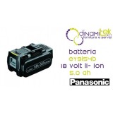 BATTERIA 18 VOLT LI-ION 5 AH PANASONIC EY9L54B Dinamitek 1