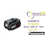 BATTERIA 21.6 VOLT LI-ION 4.2AH PANASONIC EY9L62B Dinamitek 1