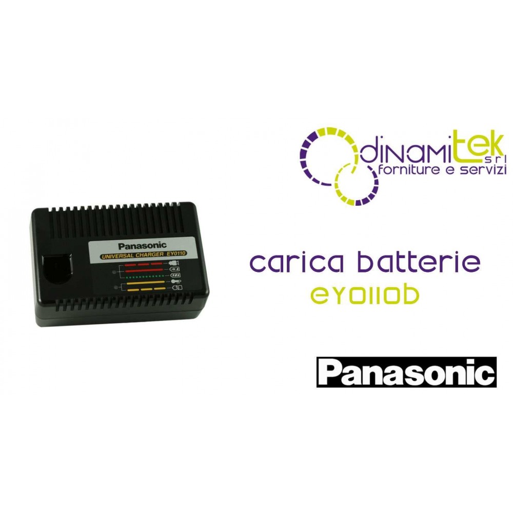 CARICA BATTERIE 7.2-24V PER TUTTE LE BATTERIE NI-CD E NI-MH PANASONIC EY0110B Dinamitek 1