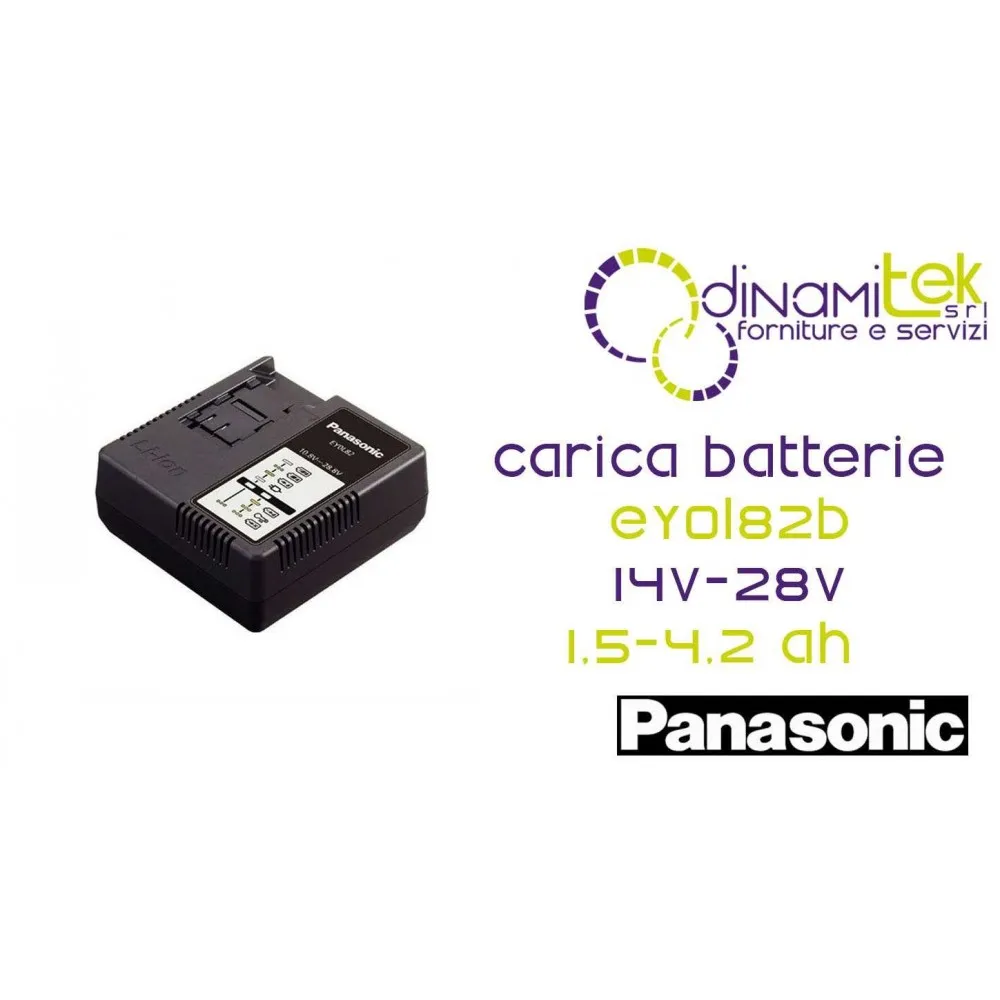 CARICABATTERIE14V-28V1,5-4,2 AHPERTUTTELEBATTERIEALLITIO EY0L82B PANASONIC Dinamitek 1