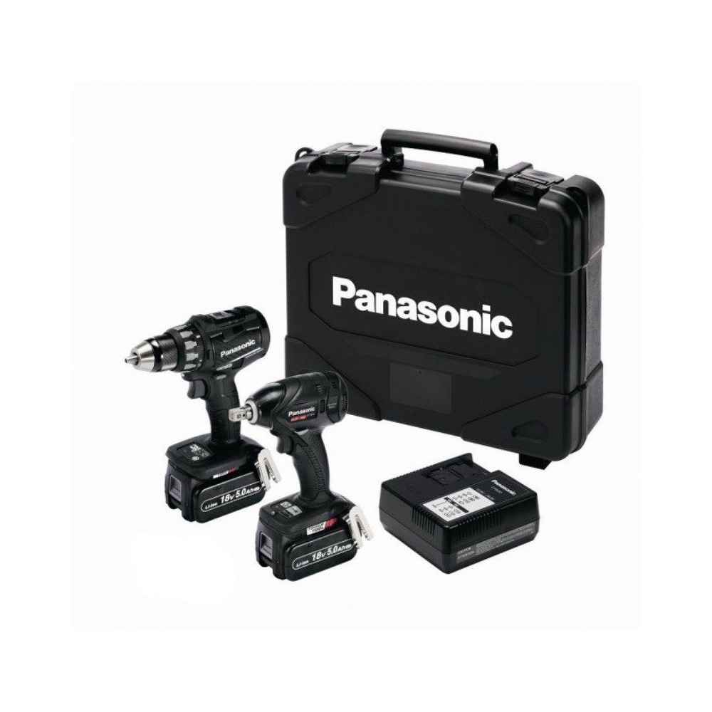 COMBO EY74A2 Y EY75A2 - 18 V - 2 X 5 AH PANASONI EYC216LJ2G Dinamitek 2