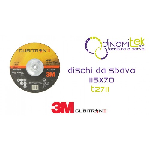94003-T27-CUBITRON II-DISCO DA SBAVO CENTRO DEPRESSO 115 X 7 3M Dinamitek 1