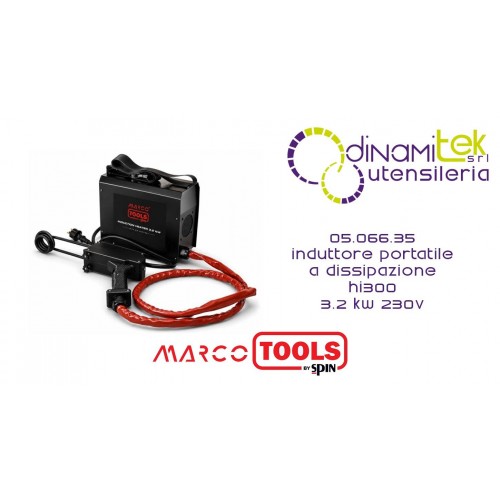 SPIN MARCO TOOLS 05.066.35 INDUTTORE PORTATILE A DISSIPAZIONE HI300 3.2 KW 230V Dinamitek 1