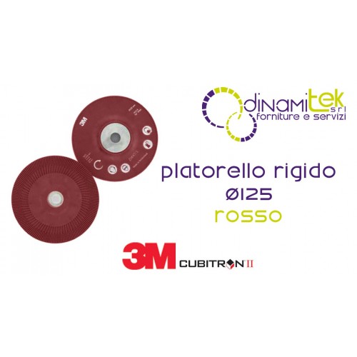 64861-PLATORELLO RIGIDO ROSSO CUBITRON II 3M Dinamitek 1