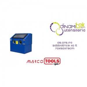 SPIN MARCO TOOLS 05.075.17A SABBIATRICE 110 LT 70X50X73CM Dinamitek 1