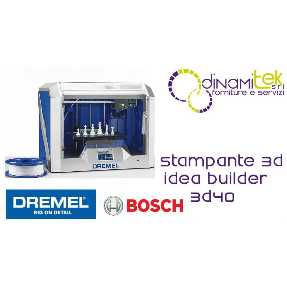 NUEVA IMPRESORA - EXCLUSIVA EUROPEA - 3D IDEA GENERADOR DE 3D40 DREMEL Dinamitek 1
