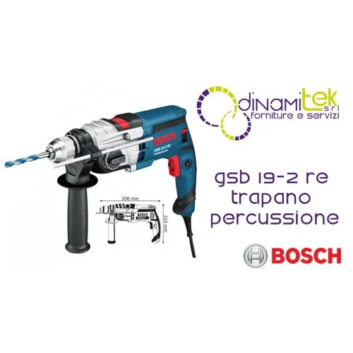 TALADRO PERCUTOR BOSCH GSB 19-2 RE 0.601.17B.500